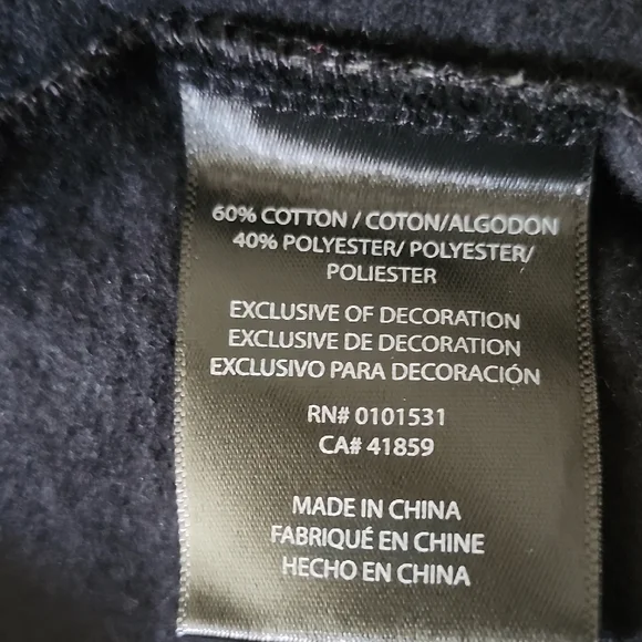 Marvel Black Panther Kids Zip-Up Hoodie Black & Blue Graphic. Size S. (4/5Years) - Picture 7 of 9